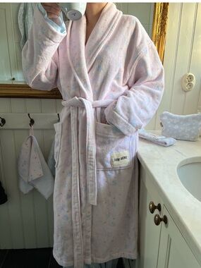 Djerf Avenue Summer Island Robe XL XXL Terry Organic Cotton